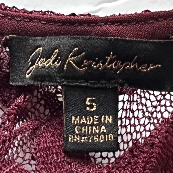 Jodi Kristopher Glitter Dress Two Piece size 5 - Picture 12 of 13